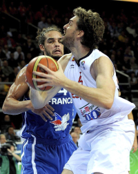 Final del Eurobasket de Lituania 2011 disputada entre España y Francia con victoria española por 98-85.