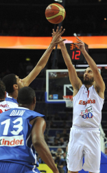 Final del Eurobasket de Lituania 2011 disputada entre España y Francia con victoria española por 98-85.