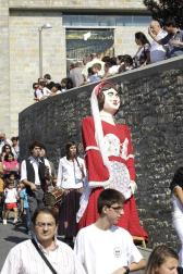 Imágenes de las fiestas en la localidad navarra de Corella y en la celebración de San Fermín Chiquito en Pamplona.