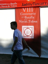 Con motivo de la conmemoración del octavo centenario de la Batalla de las Navas de Tolosa, una exposición promocional de Jaén se ha trasladado a la capital Navarra bajo el lema "Unidas por la Historia".