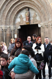 Sangüesa honra a San Sebastián
