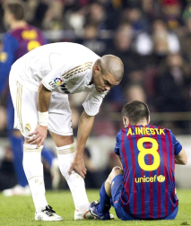 Imágenes del partido de vuelta en los cuatro de final de la Copa del Rey, disputado entre el Barcelona y el Real Madrid en el Camp Nou.