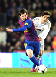 Imágenes del partido de vuelta en los cuatro de final de la Copa del Rey, disputado entre el Barcelona y el Real Madrid en el Camp Nou.