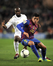 Imágenes del partido de vuelta en los cuatro de final de la Copa del Rey, disputado entre el Barcelona y el Real Madrid en el Camp Nou.