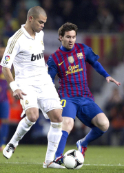 Imágenes del partido de vuelta en los cuatro de final de la Copa del Rey, disputado entre el Barcelona y el Real Madrid en el Camp Nou.