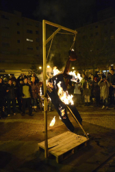 La localidad ha celebrado sus carnavales que han finalizado con la quema de Jacobo de Licras en la Plaza Consistorial de la localidad.