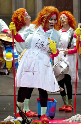 Participación de las chirigotas, comparsas, cuartetos y coros participantes en el Concurso Oficial de Agrupaciones Carnavalescas de la localidad andaluza de Cádiz.