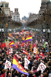 Movilizaciones convocadas por UGT y CCOO en las principales ciudades españolas como protesta y rechazo a la reforma laboral aprobada por el Gobierno de Rajoy.