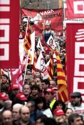 Movilizaciones convocadas por UGT y CCOO en las principales ciudades españolas como protesta y rechazo a la reforma laboral aprobada por el Gobierno de Rajoy.