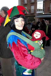 Ambiente y disfraces en los Carnavales de San Adrián 2012.
