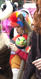 Ambiente, colorido, disfraces y multitud de personajes en las celebraciones de los Carnavales 2012 por las calles de Tafalla.