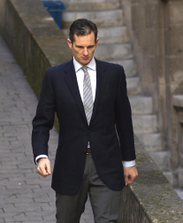 Varias imágenes de la llegada de Urdangarín a los juzgados de Palma