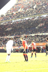 Imágenes del partido entre Osasuna y Granada en el Reyno