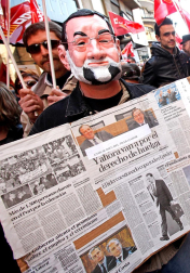 Movilizaciones convocadas por UGT y CCOO en las principales ciudades españolas como protesta y rechazo a la reforma laboral aprobada por el Gobierno de Rajoy.