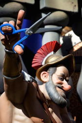 Varias imágenes de las fallas de Valencia