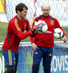 Llegada y entrenamiento de la selección española de fútbol en la localidad australiana de Schruns, previa a la disputa de la Eurocopa 2012 de Polonia y Ucrania.