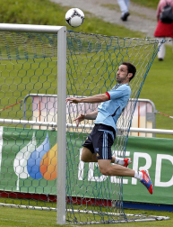 Llegada y entrenamiento de la selección española de fútbol en la localidad australiana de Schruns, previa a la disputa de la Eurocopa 2012 de Polonia y Ucrania.