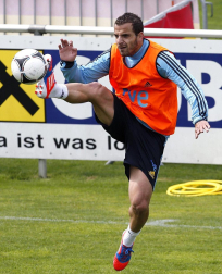 Llegada y entrenamiento de la selección española de fútbol en la localidad australiana de Schruns, previa a la disputa de la Eurocopa 2012 de Polonia y Ucrania.