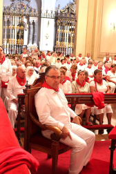 A las once de la mañana de este viernes 13, se ha celebrado una misa en la Capilla San Fermín en honor a los Mayores