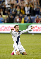 David Beckham jugó su último partido en Estados Unidos tras 5 temporadas en Los Angeles ganando la liga por segundo año consecutivo