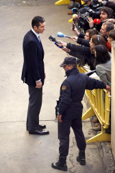 Varias imágenes de la llegada de Urdangarín a los juzgados de Palma