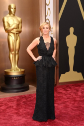 Algunas de las celebridades a su paso por la alfombra roja de la 86 gala de la Academia de Cine,  en el teatro Dolby de Los Ángeles.