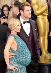 Algunas de las celebridades a su paso por la alfombra roja de la 86 gala de la Academia de Cine,  en el teatro Dolby de Los Ángeles.