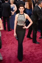 Algunas de las celebridades a su paso por la alfombra roja de la 86 gala de la Academia de Cine,  en el teatro Dolby de Los Ángeles.
