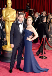 Algunas de las celebridades a su paso por la alfombra roja de la 86 gala de la Academia de Cine,  en el teatro Dolby de Los Ángeles.