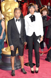 Algunas de las celebridades a su paso por la alfombra roja de la 86 gala de la Academia de Cine,  en el teatro Dolby de Los Ángeles.
