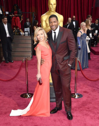 Algunas de las celebridades a su paso por la alfombra roja de la 86 gala de la Academia de Cine,  en el teatro Dolby de Los Ángeles.