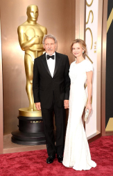 Algunas de las celebridades a su paso por la alfombra roja de la 86 gala de la Academia de Cine,  en el teatro Dolby de Los Ángeles.