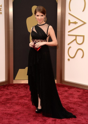 Algunas de las celebridades a su paso por la alfombra roja de la 86 gala de la Academia de Cine,  en el teatro Dolby de Los Ángeles.