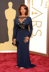 Algunas de las celebridades a su paso por la alfombra roja de la 86 gala de la Academia de Cine,  en el teatro Dolby de Los Ángeles.