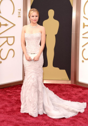 Algunas de las celebridades a su paso por la alfombra roja de la 86 gala de la Academia de Cine,  en el teatro Dolby de Los Ángeles.