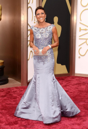 Algunas de las celebridades a su paso por la alfombra roja de la 86 gala de la Academia de Cine,  en el teatro Dolby de Los Ángeles.
