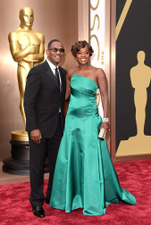 Algunas de las celebridades a su paso por la alfombra roja de la 86 gala de la Academia de Cine,  en el teatro Dolby de Los Ángeles.