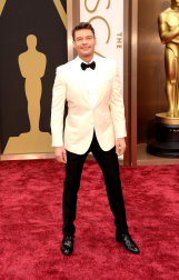 Algunas de las celebridades a su paso por la alfombra roja de la 86 gala de la Academia de Cine,  en el teatro Dolby de Los Ángeles.