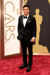 Algunas de las celebridades a su paso por la alfombra roja de la 86 gala de la Academia de Cine,  en el teatro Dolby de Los Ángeles.