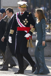 El Rey don Felipe presidió este 6 de enero de 2015 su primera Pascua Militar como Jefe de Estado, acompañado de la reina doña Letizia.