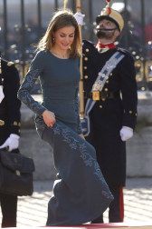 El Rey don Felipe presidió este 6 de enero de 2015 su primera Pascua Militar como Jefe de Estado, acompañado de la reina doña Letizia.