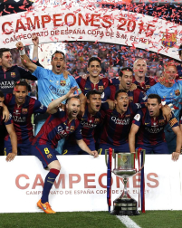 El FC Barcelona se proclamó campeón tras ganar al Athletic Club en el Camp Nou.