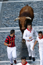 Imágenes exclusivas del segundo encierro de los fotógrafos de Diario de Navarra.
