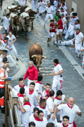 Imágenes exclusivas del segundo encierro de los fotógrafos de Diario de Navarra.