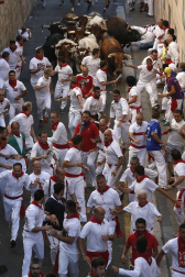 Imágenes exclusivas del segundo encierro de los fotógrafos de Diario de Navarra.