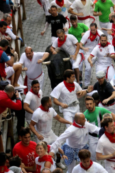 Imágenes exclusivas del segundo encierro de los fotógrafos de Diario de Navarra.