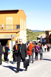 Imágenes de la romería a Ujué de Figarol, Olite, Mélida y Carcastillo.