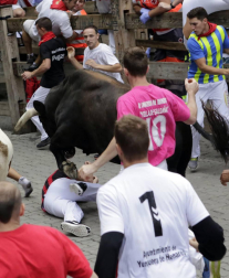 Imágenes del séptimo encierro de San Fermín 2017