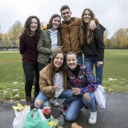 Fotos de la Carpa Universitaria 2017 en la Ciudad Deportiva Amaya, en Pamplona.