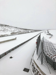 Estampas de todos los rincones de Navarra bajo el manto blanco caído el último día de febrero.